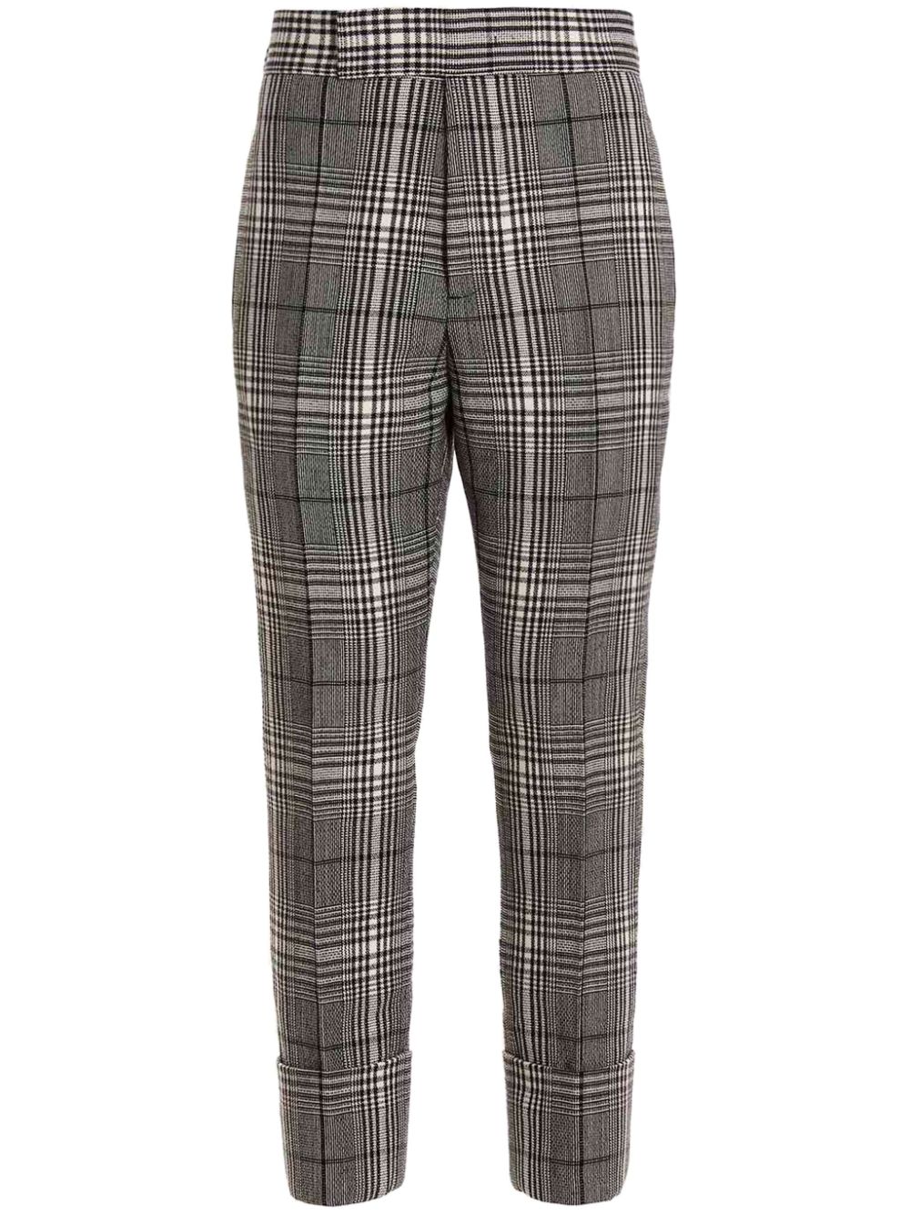 checked trousers