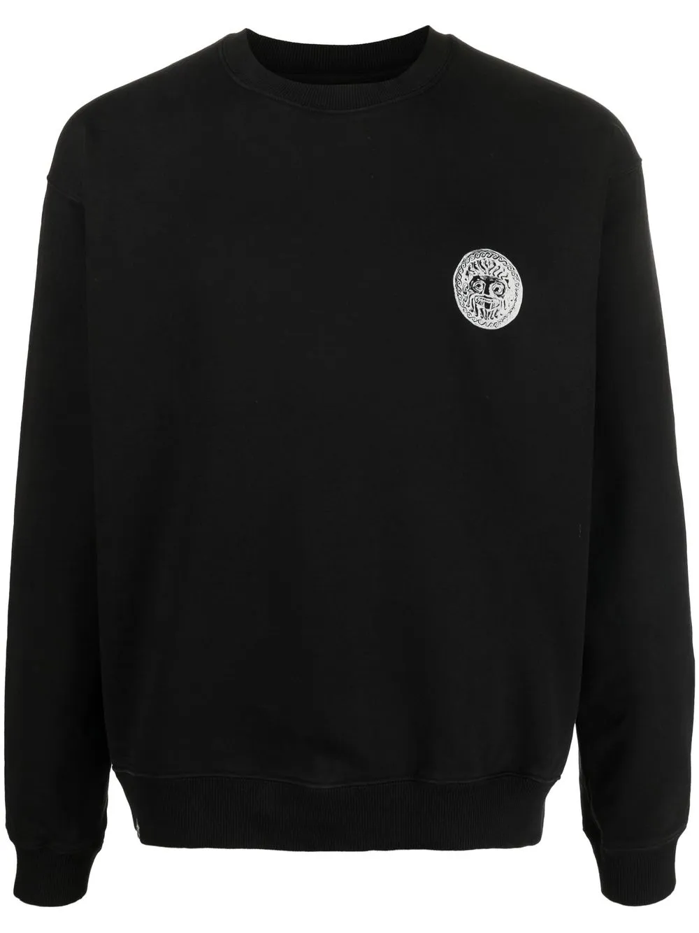 

Paura graphic-print crew neck sweatshirt - Black