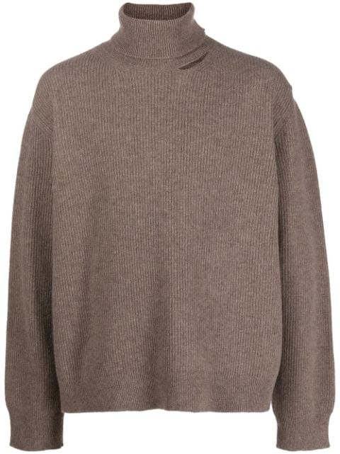 Paura roll-neck knit jumper