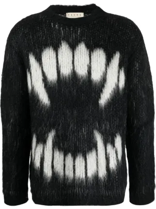 Graphic best sale knit jumper