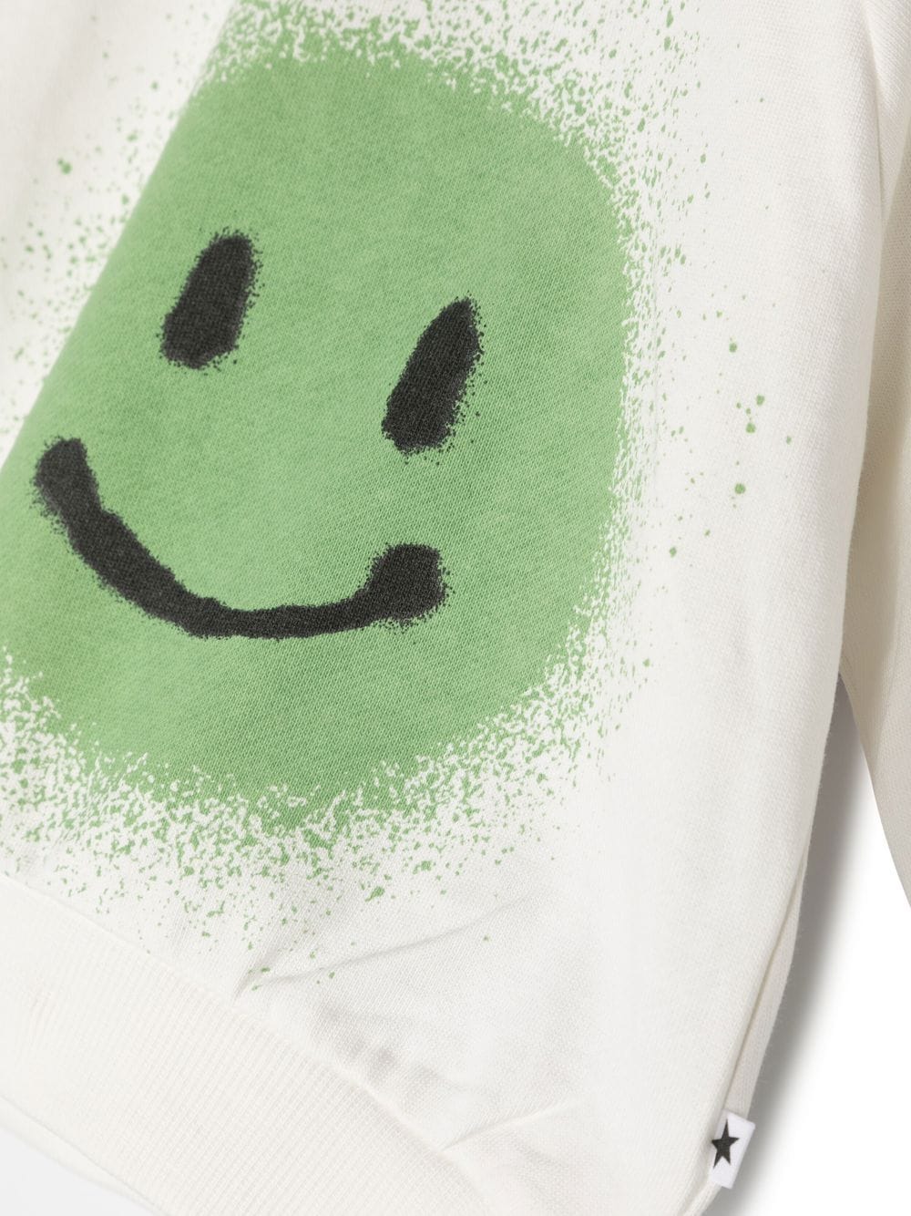 Shop Molo Smiley-face Print Sweatshirt In 白色