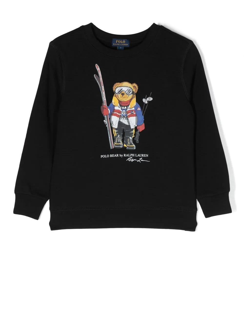 

Ralph Lauren Kids sudadera con estampado Polo Bear - Negro