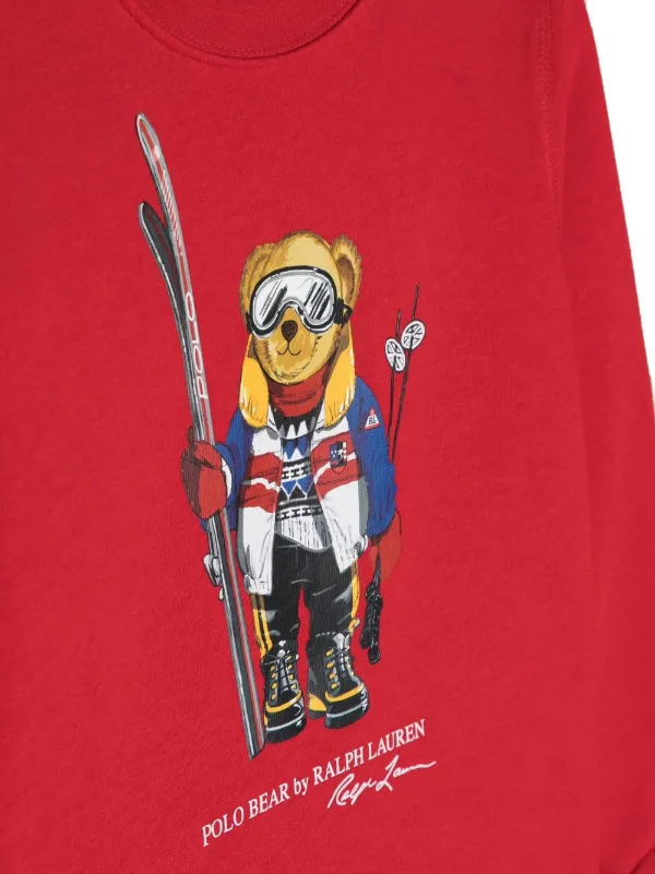 Polo bear deals ski t shirt