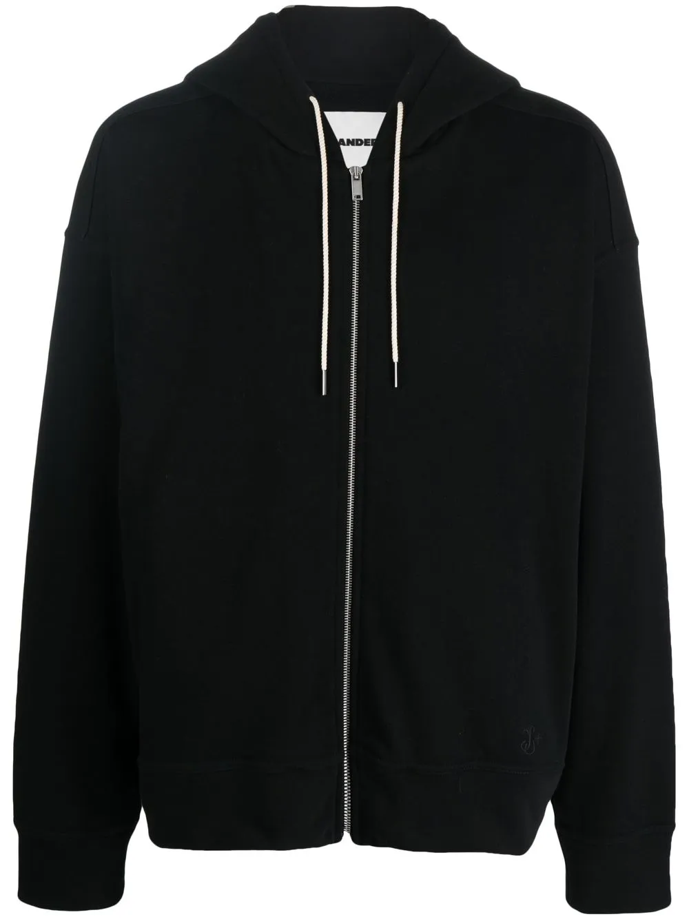 

Jil Sander hoodie con cierre - Negro