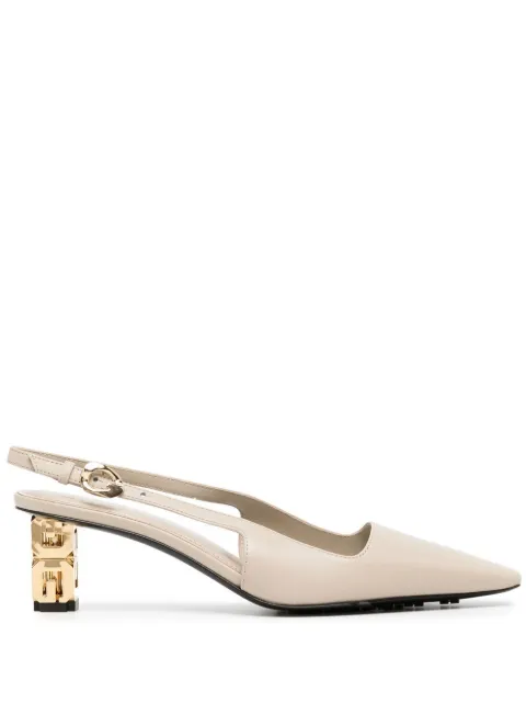 Givenchy G-cube 50mm slingback heels
