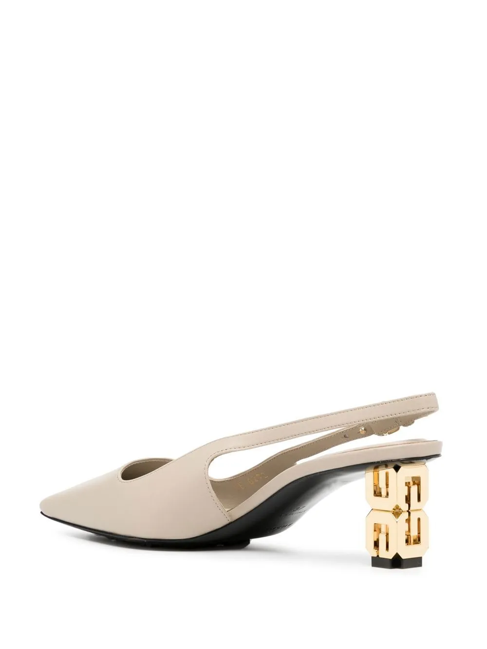 Givenchy G-cube slingback pumps Beige