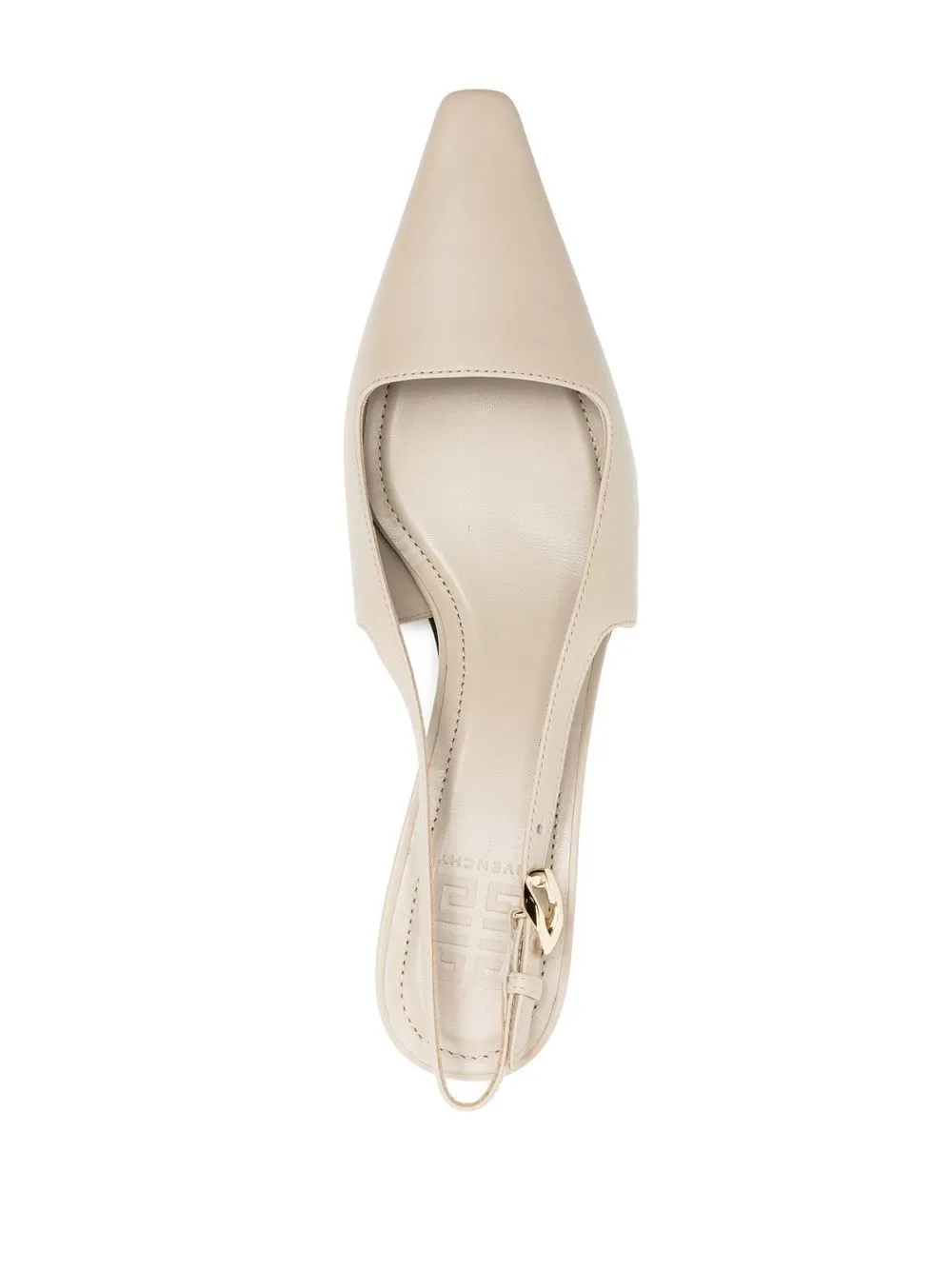 Givenchy G-cube slingback pumps Beige