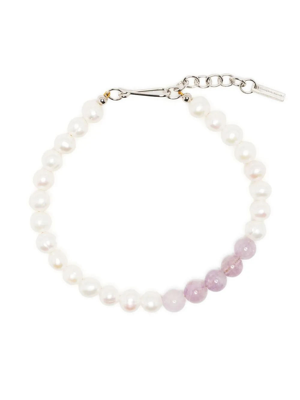 

Completedworks jade beaded bracelet - White