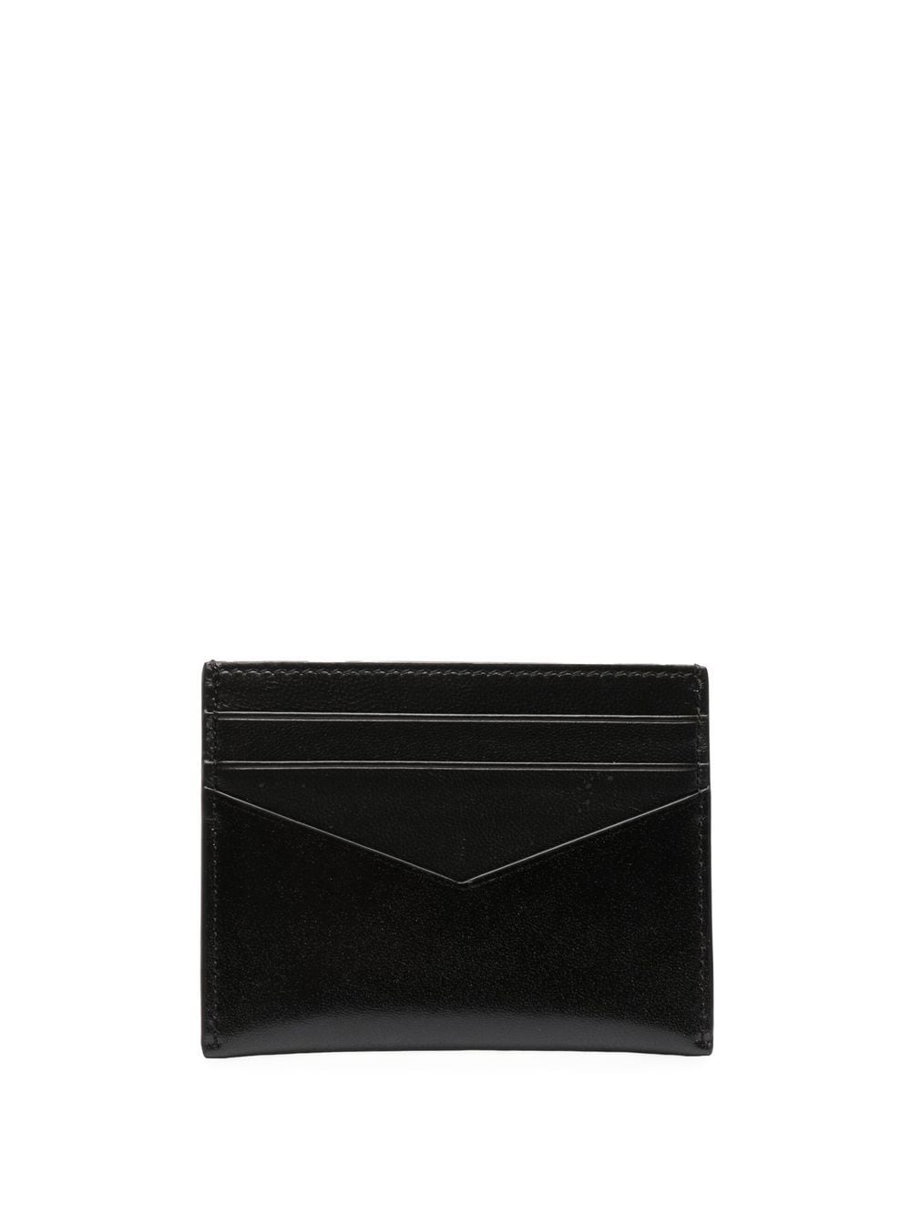 Shop Givenchy Antigona Leather Cardholder In Black