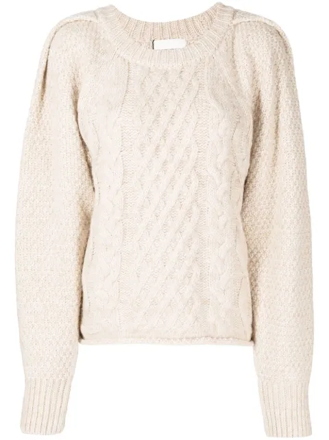 Low Classic cable-knit jumper