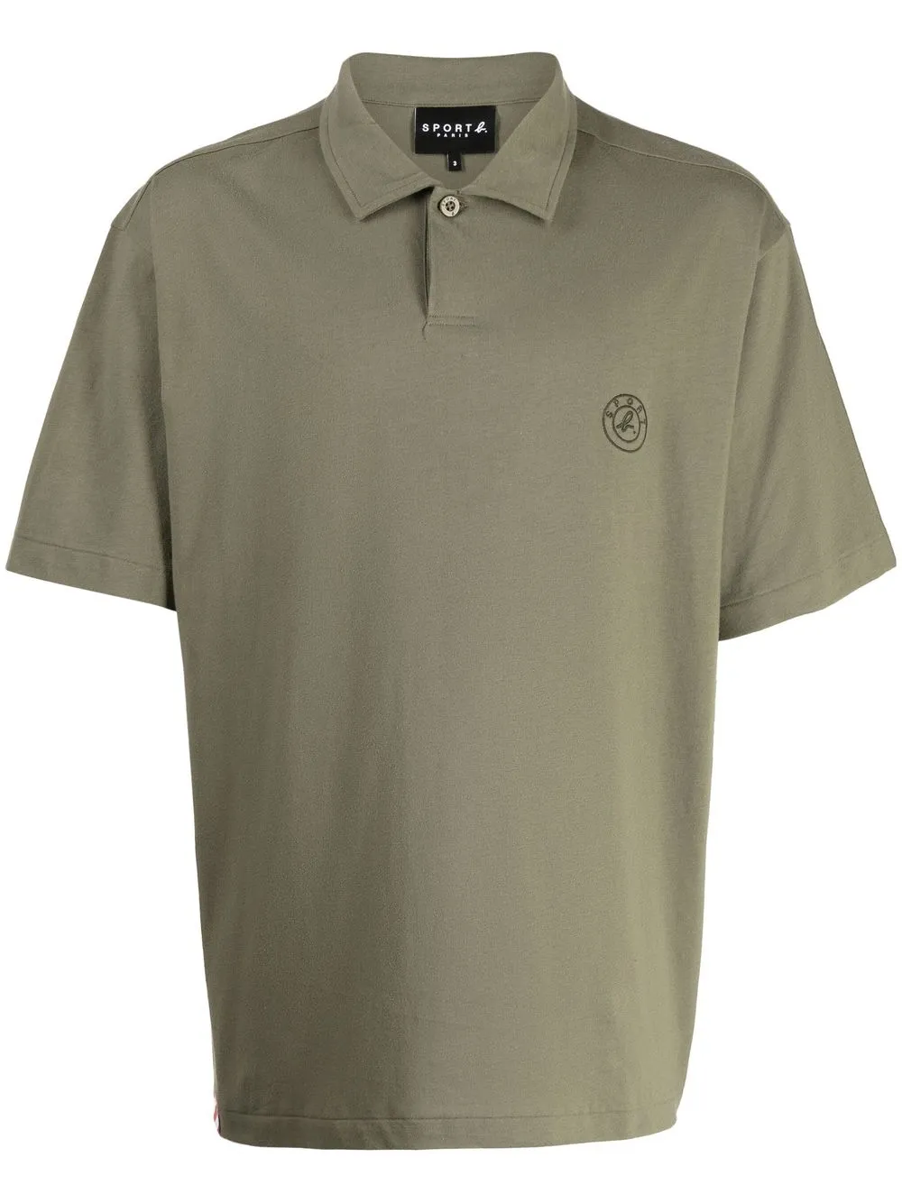 

SPORT b. by agnès b. logo-print polo shirt - Green