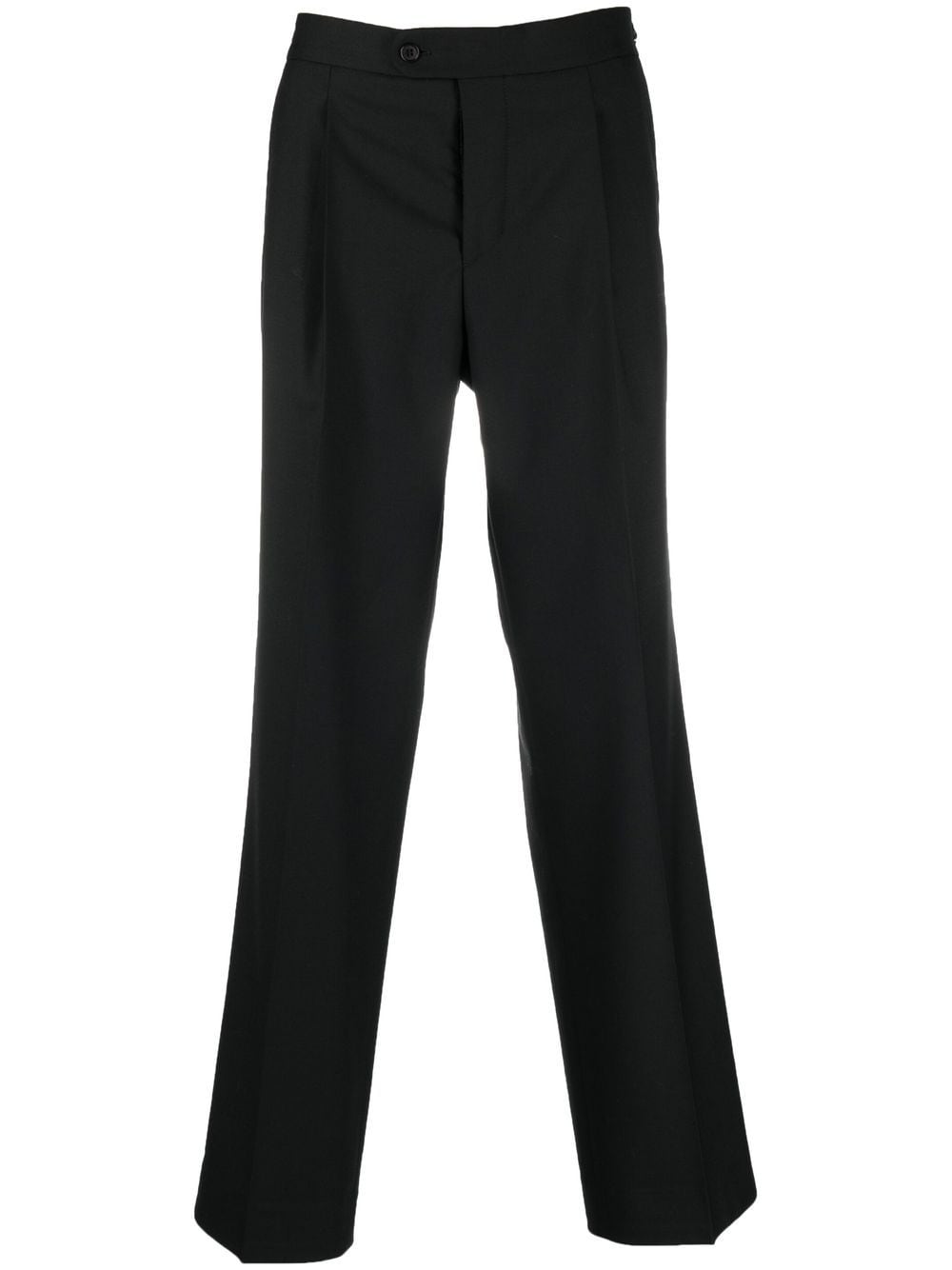 cropped straight-leg trousers