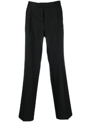 Sunflower straight-leg Leather Trousers - Farfetch