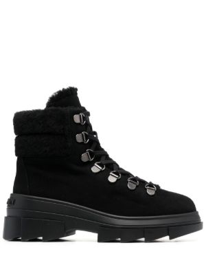 Lace up hiker boots cheap heel