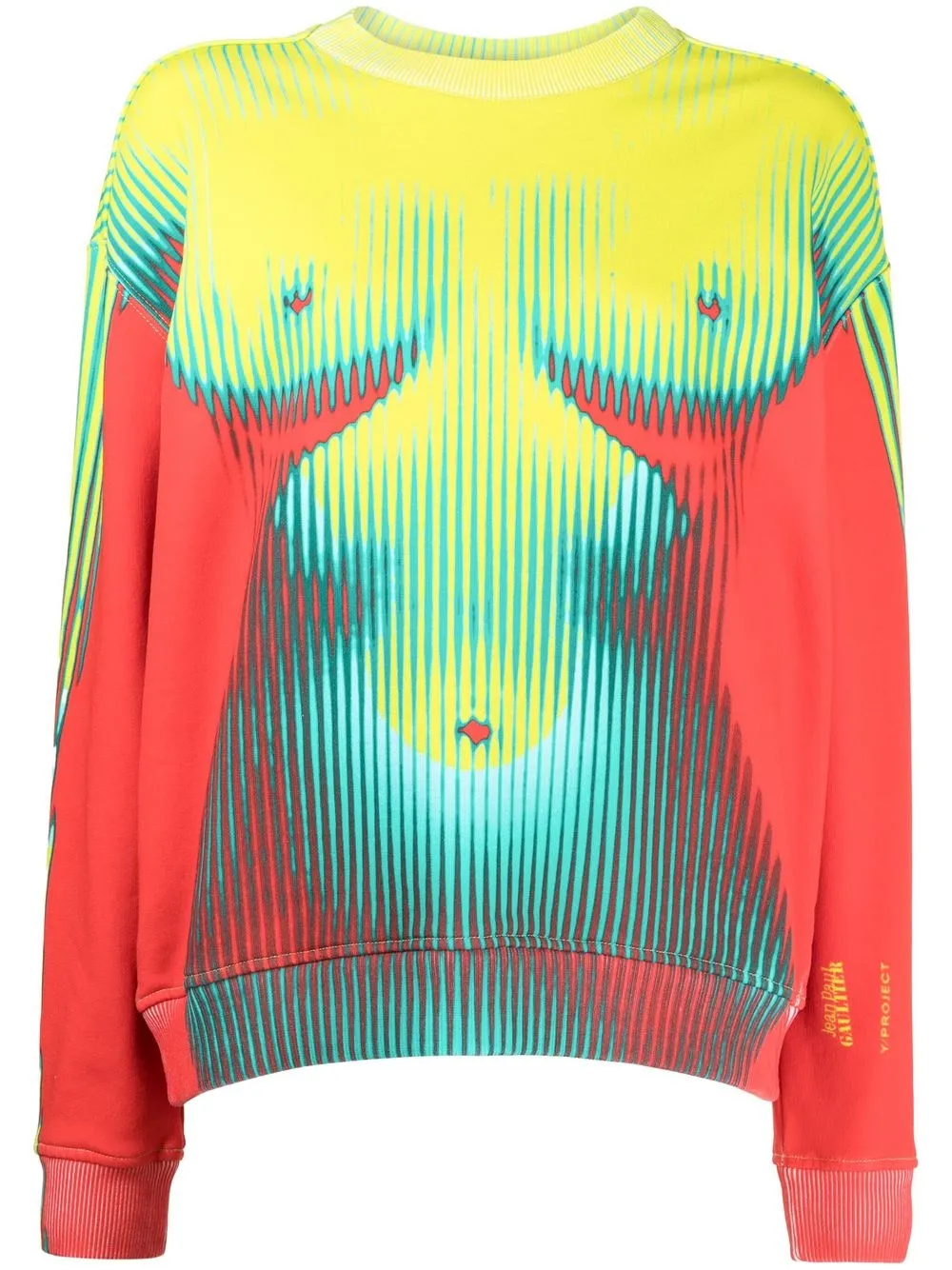 

Y/Project sudadera con cuerpo estampado - Multicolor