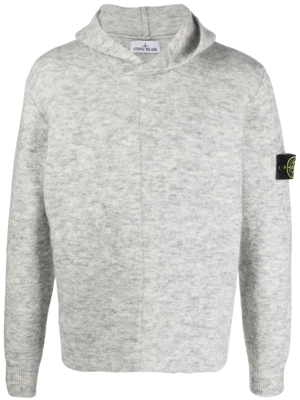 

Stone Island hoodie con parche Compass - Gris