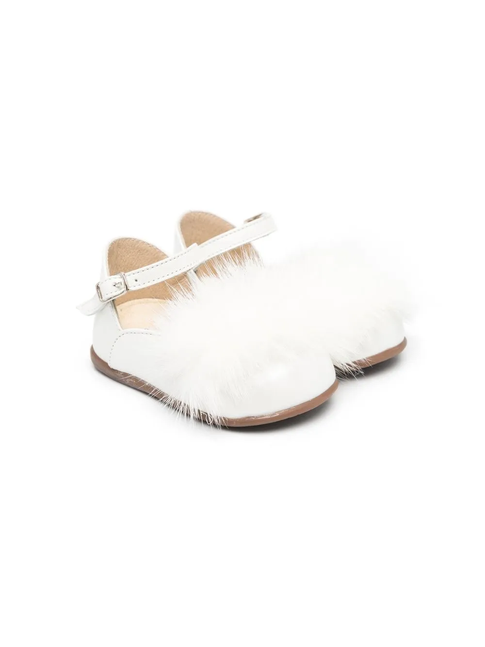 

BabyWalker flats con pompón - Blanco