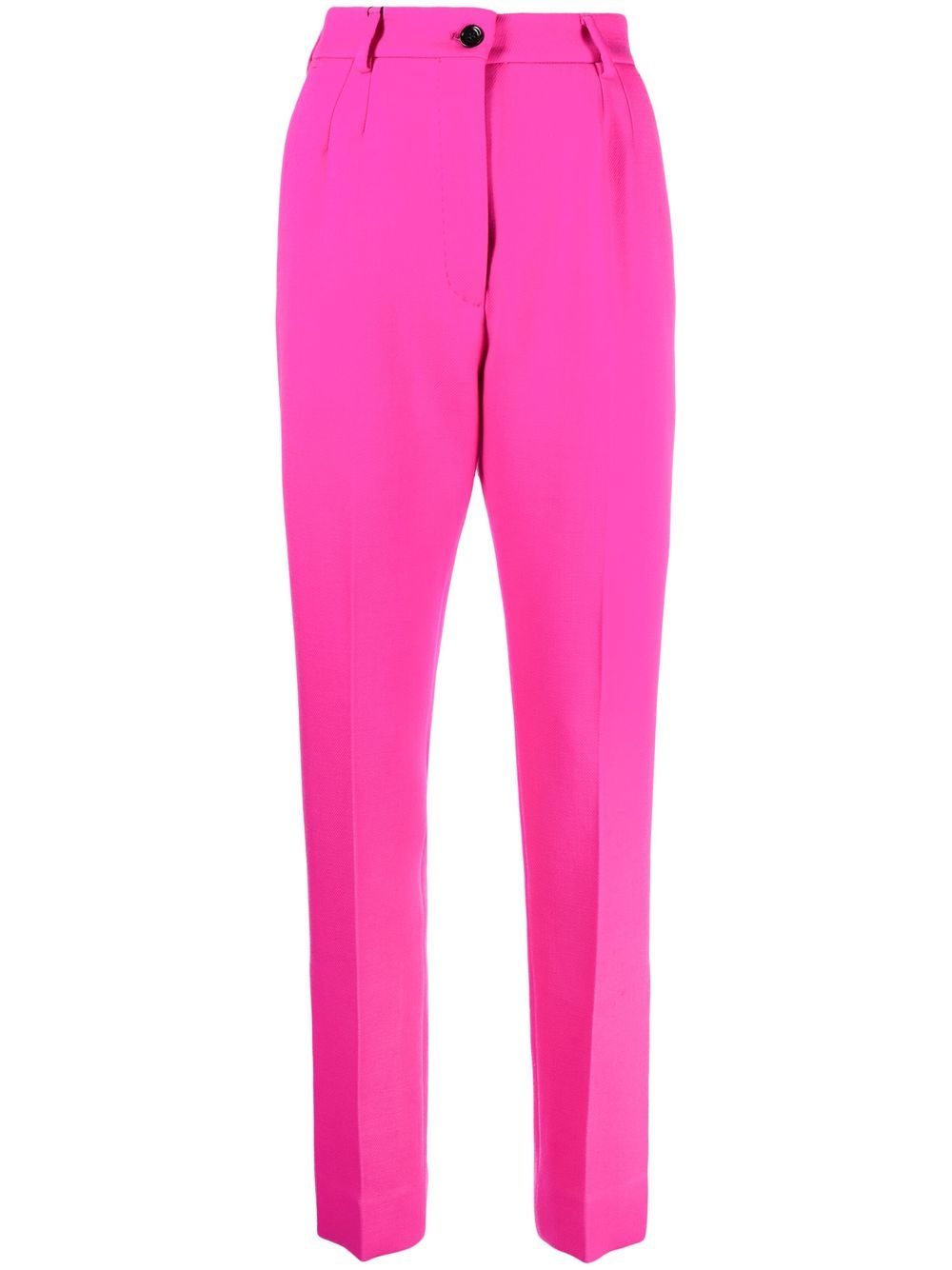 

Dolce & Gabbana slit-detail high-waisted trousers - Pink