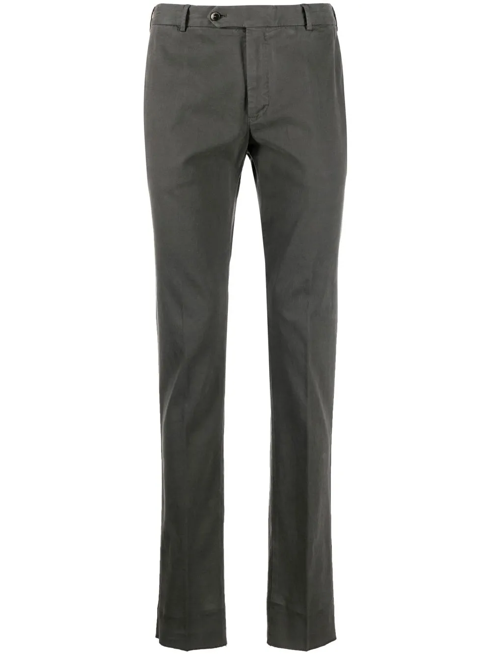 

PT Torino slim-cut cotton trousers - Grey