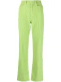 Wandler high-waisted corduroy trousers - Green