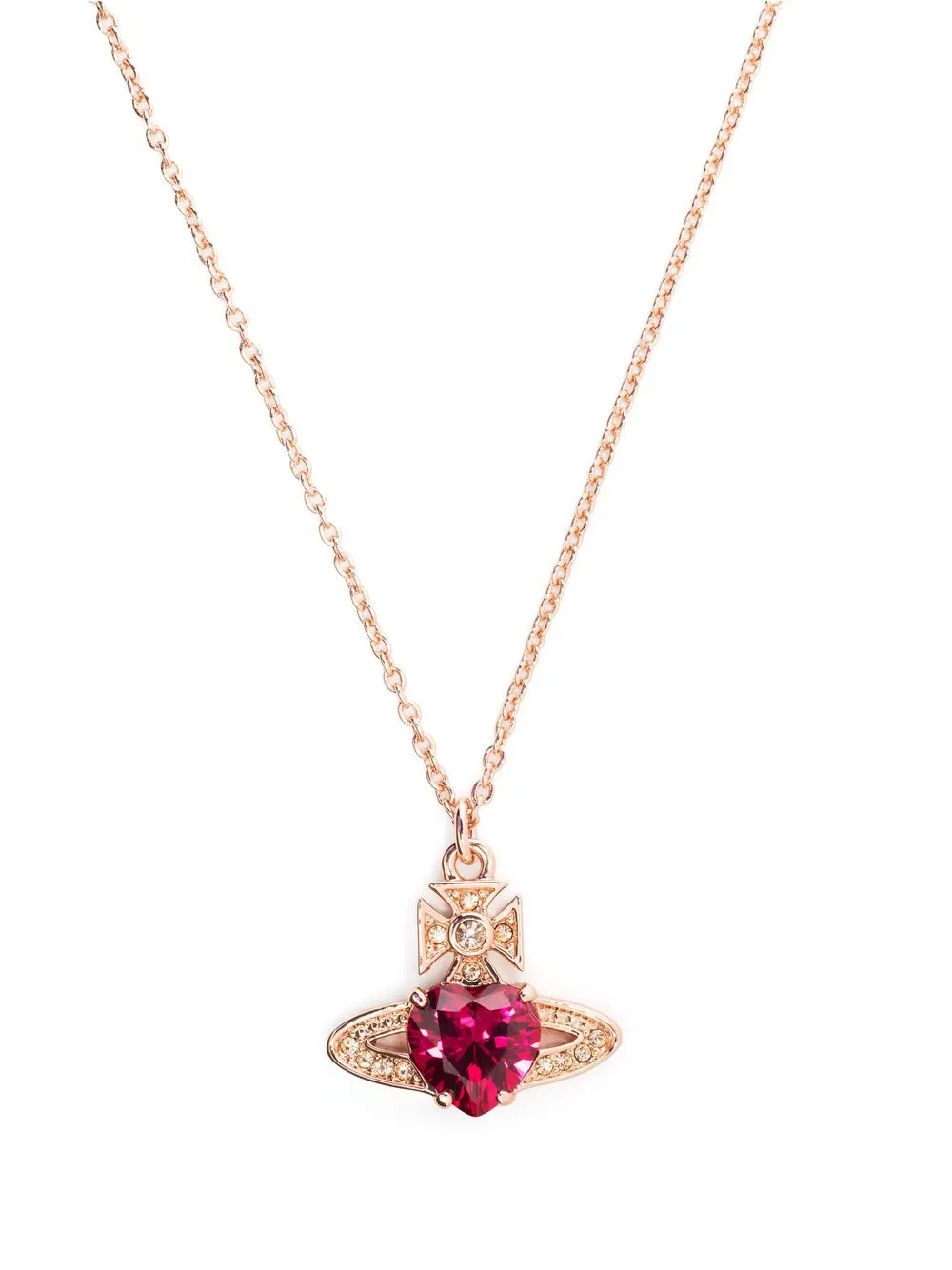 

Vivienne Westwood Orb-detail pendant necklace - Pink