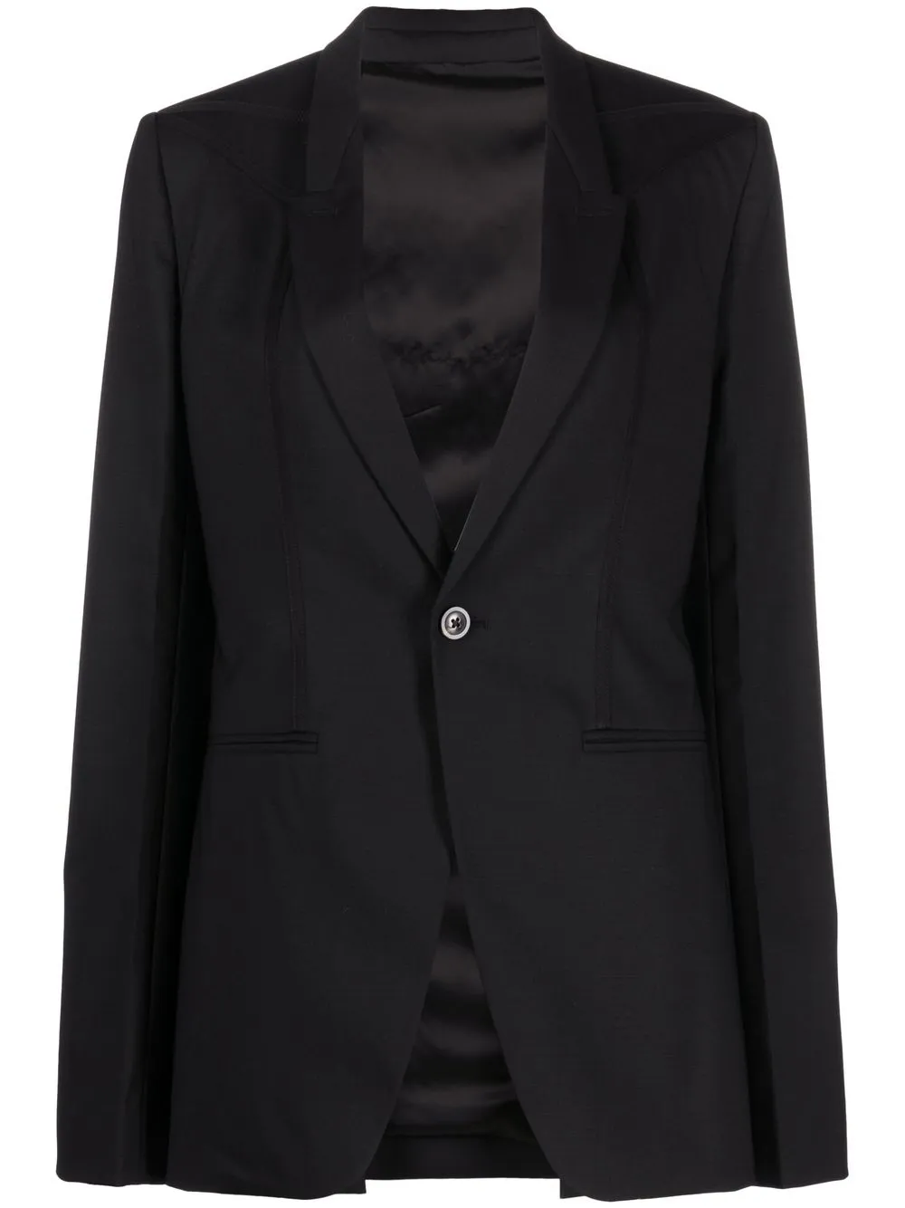 

Rick Owens single-breasted blazer - Black
