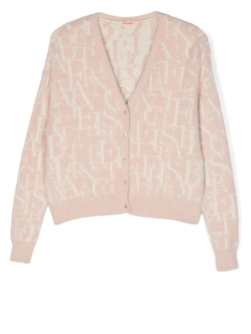 Elisabetta Franchi La Mia Bambina logo-embroidered Cardigan - Farfetch