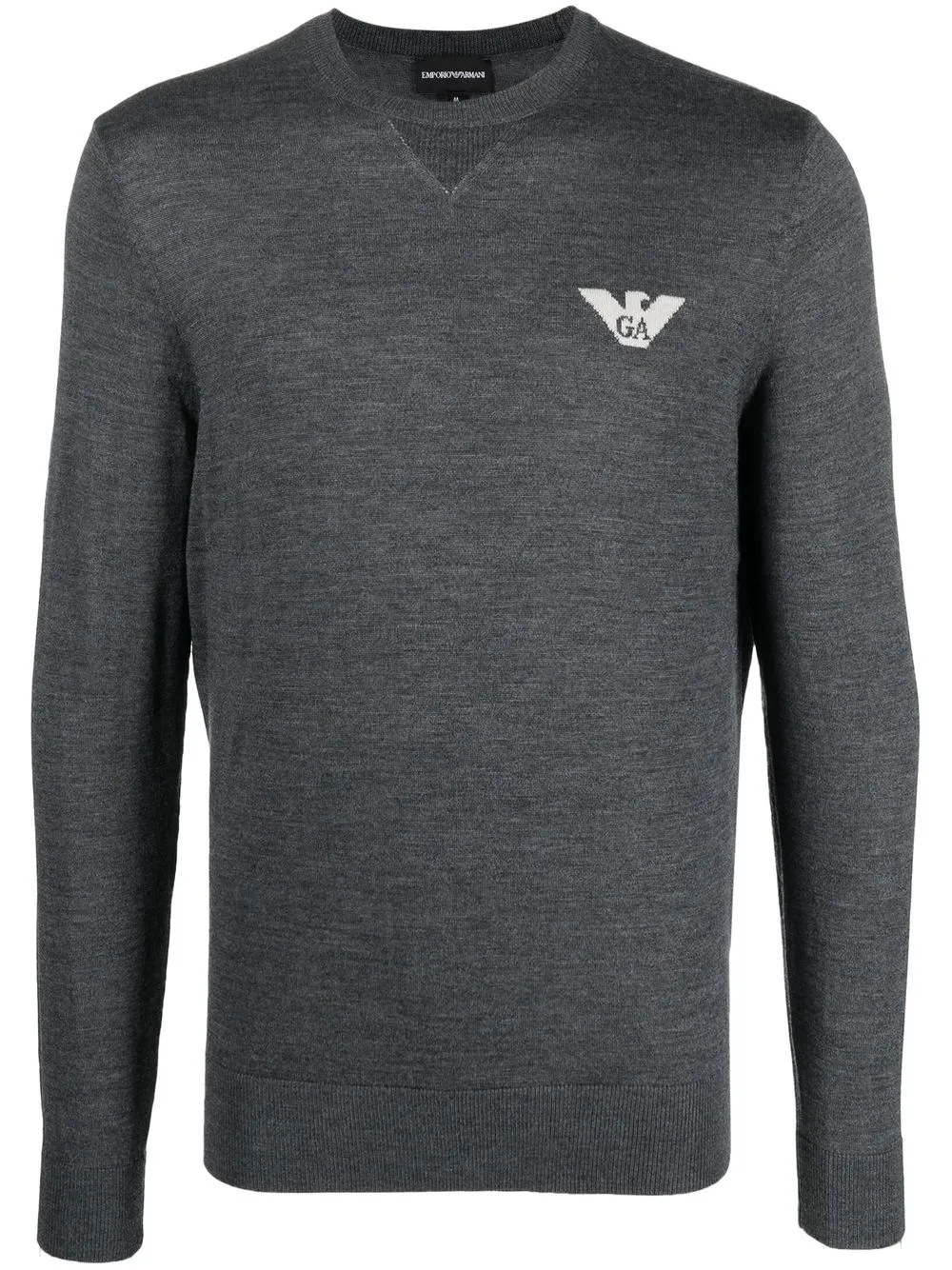 

Emporio Armani suéter con motivo Eagle - Gris