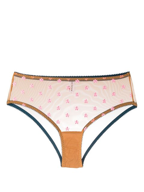 Dora Larsen Slip mit Stickerei