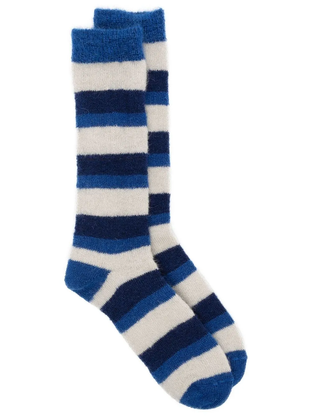 

Isabel Marant horizontal striped pattern socks - Blue