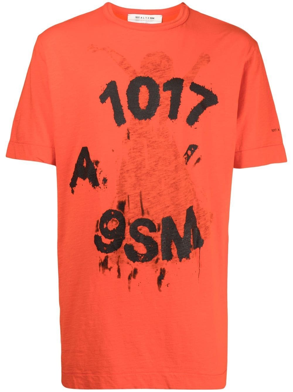 Alyx Graphic-print Cotton T-shirt In Orange