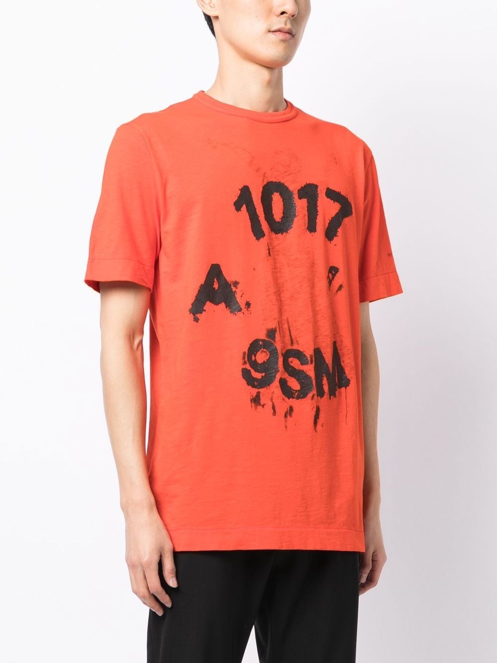 Shop Alyx Graphic-print Cotton T-shirt In Orange