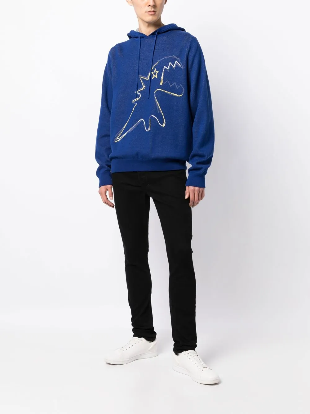 SPORT b. by agnès b. Hoodie met grafische print - Blauw