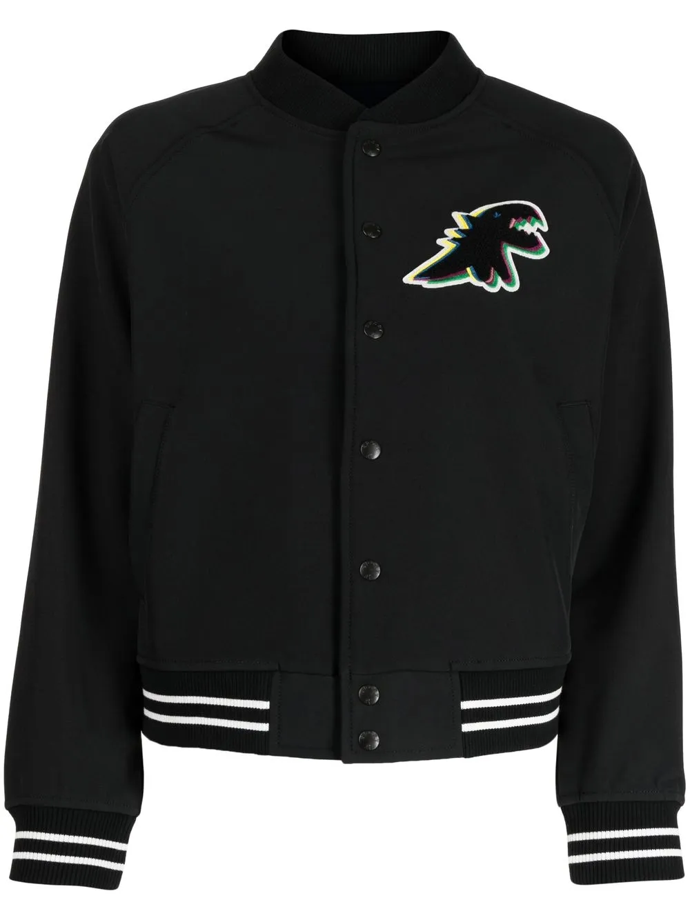 

SPORT b. by agnès b. chamarra bomber con botones - Negro