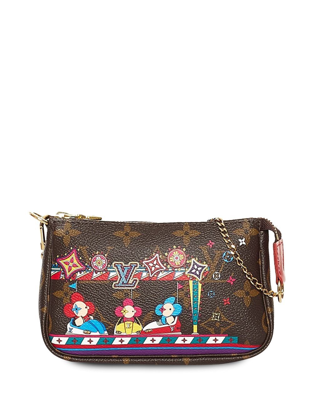 

Louis Vuitton bolsa Vivienne Bumper Car Christma Pochette mini 2020 pre-owned - Marrón