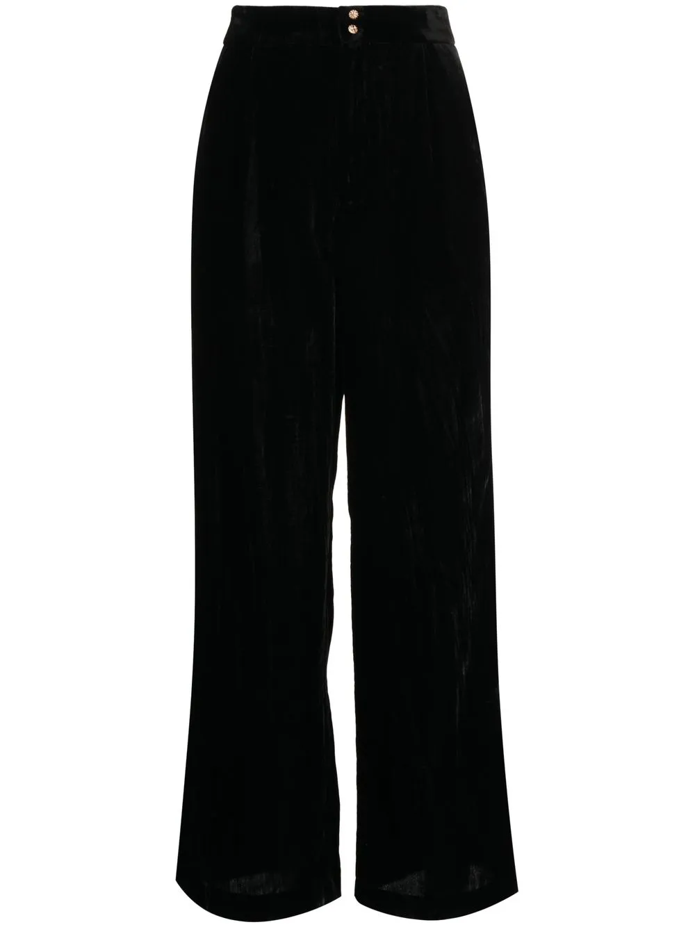 

b+ab high-waist cropped trousers - Black