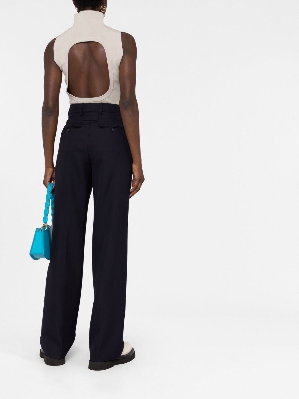 Jacquemus high-rise straight-leg trousers Women