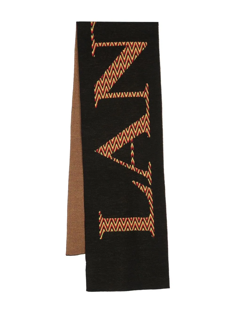 

Lanvin bufanda con logo estampado - Negro