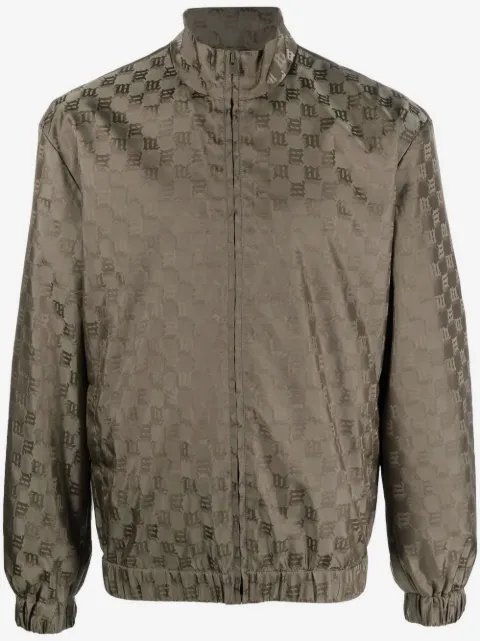 MISBHV monogram-pattern track jacket