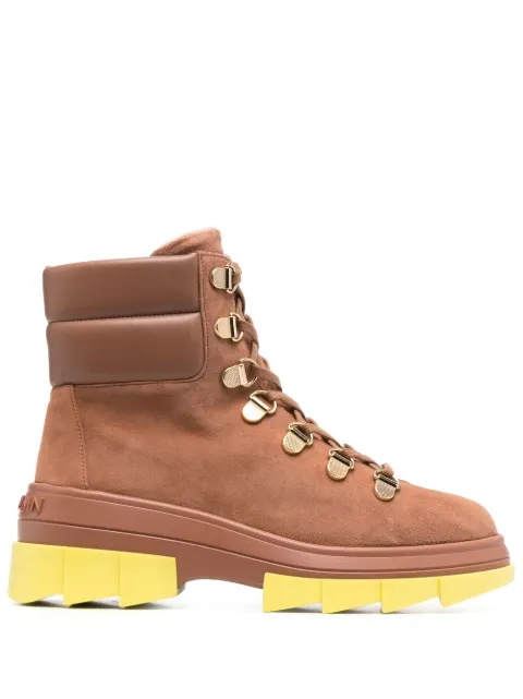 Stuart Weitzman Noho Hiker lace-up boots