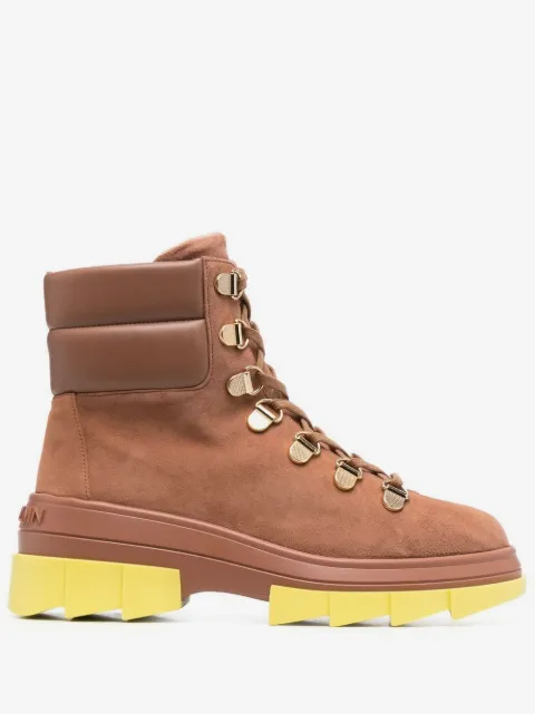 Stuart Weitzman Noho Hiker lace-up boots