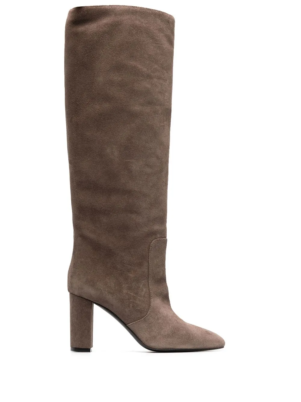 

Via Roma 15 85mm suede knee boots - Neutrals