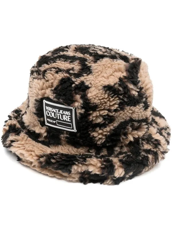 VERSACE JEANS COUTURE レオパード ヒョウ柄 ハット