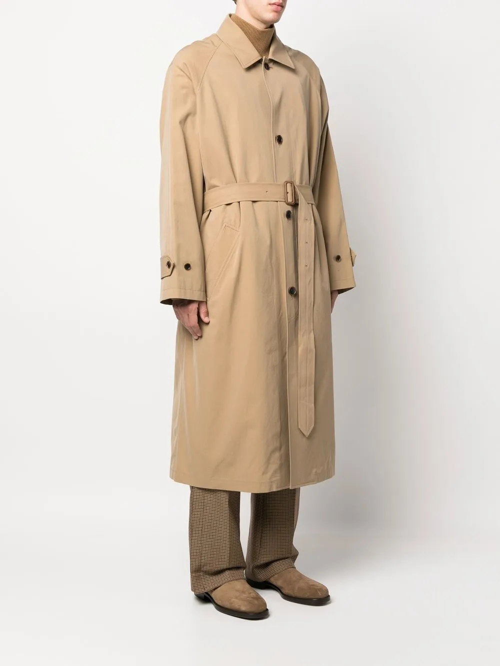 Auralee Belted Trench Coat - Farfetch