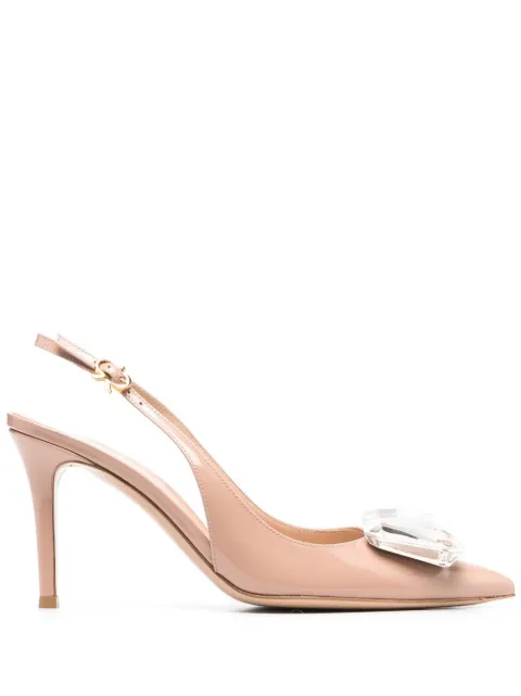 Gianvito Rossi jewel-detail 95mm stiletto pumps 