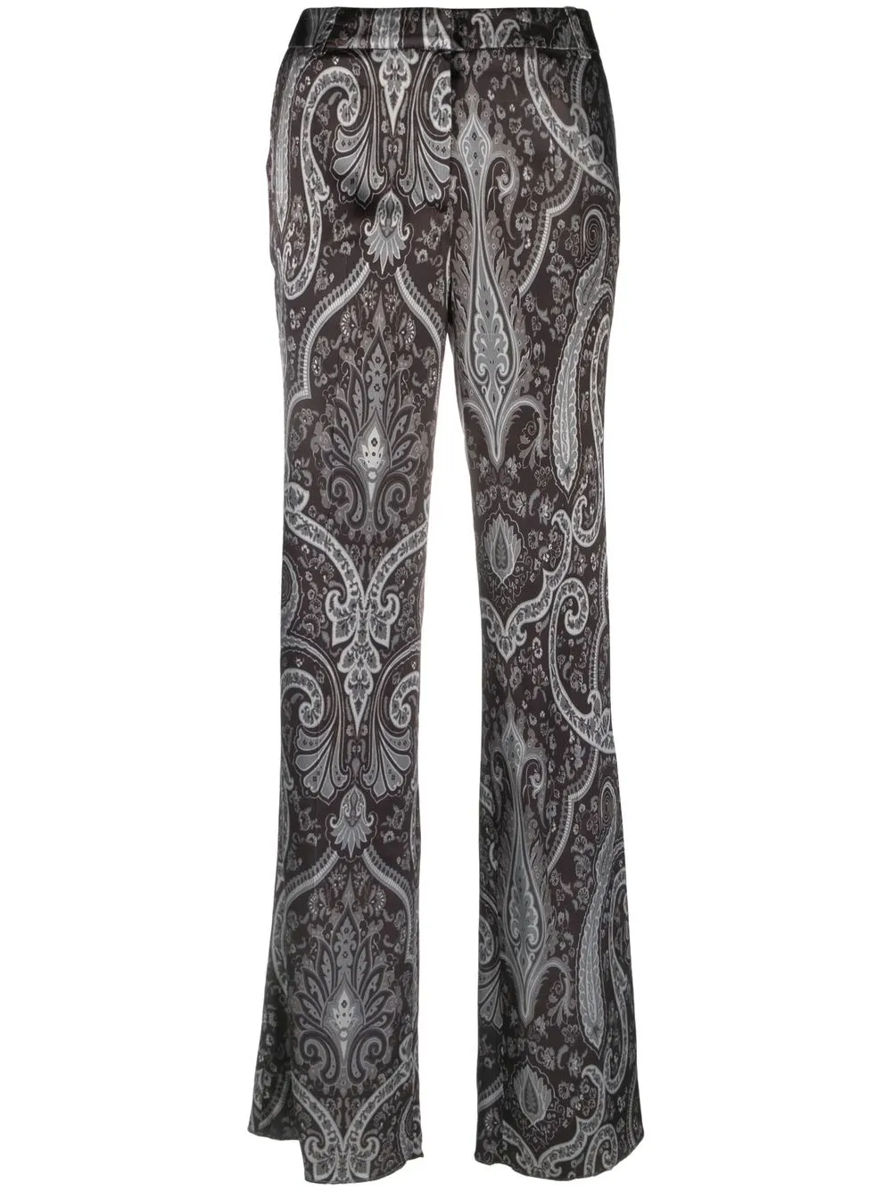 

ETRO paisley-pattern flared trousers - Black