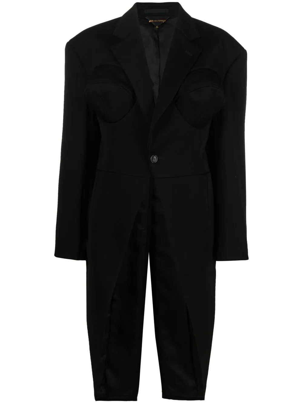 

Comme Des Garçons abrigo con botones - Negro