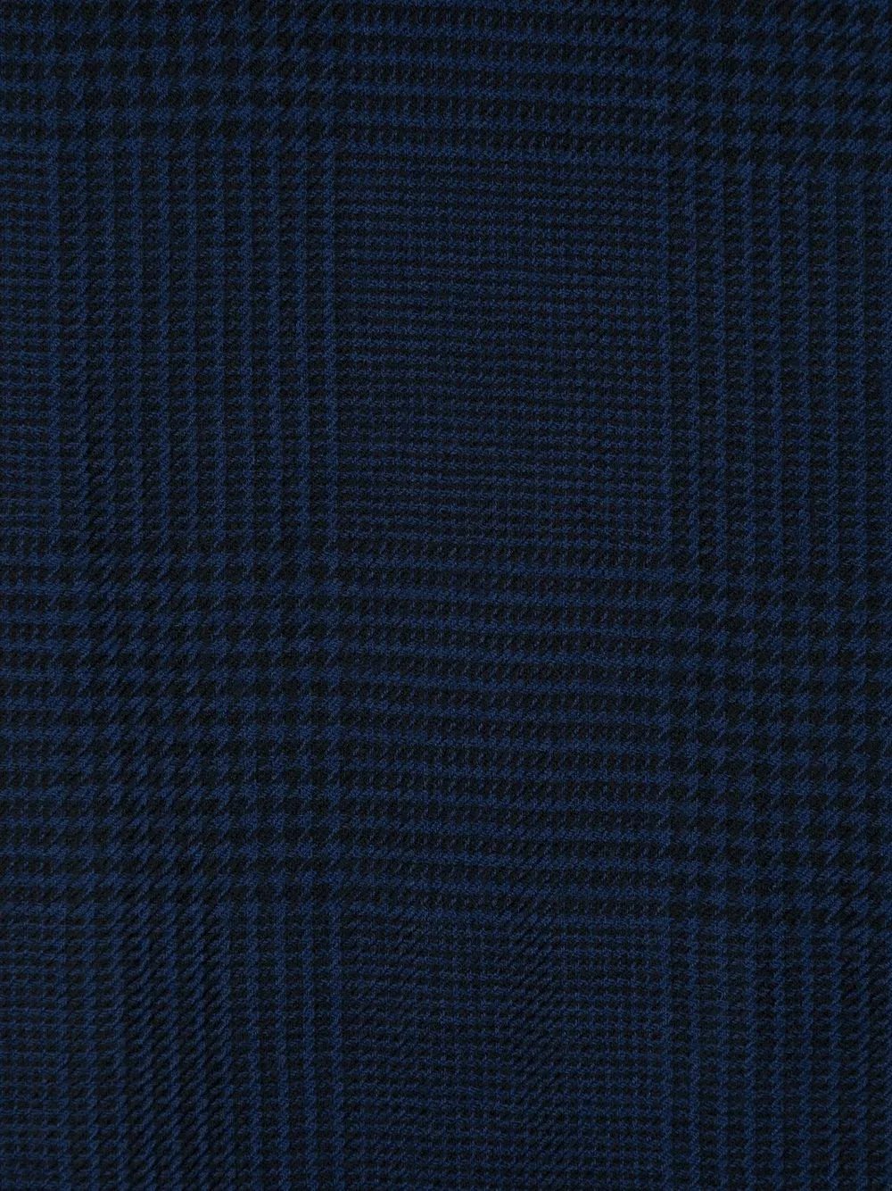 TOM FORD Sjaal met pied-de-poule print - Blauw