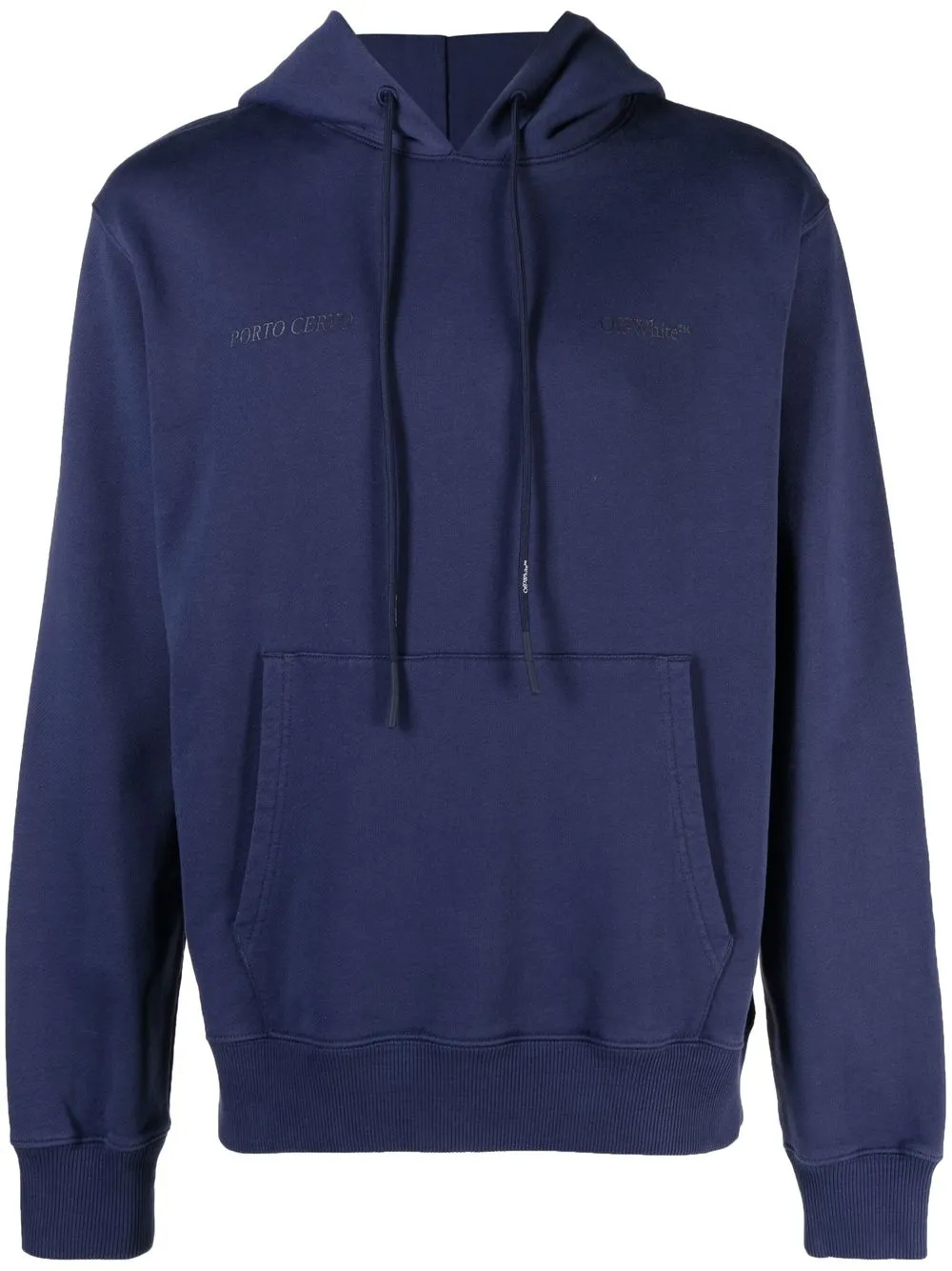 

Off-White hoodie con logo estampado - Azul