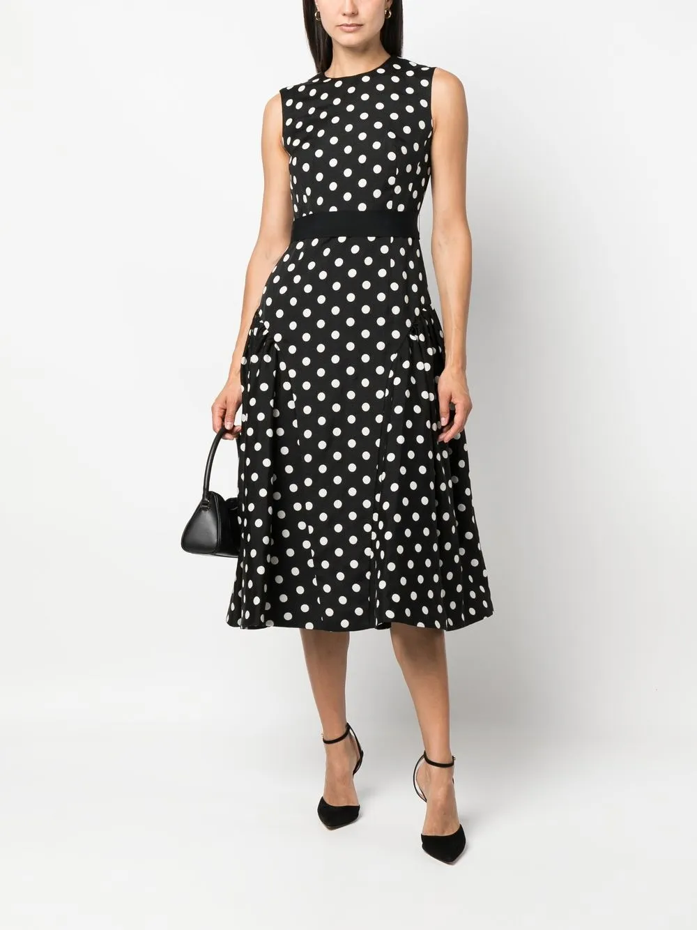 Image 2 of Erdem Penelope polka-dot midi dress